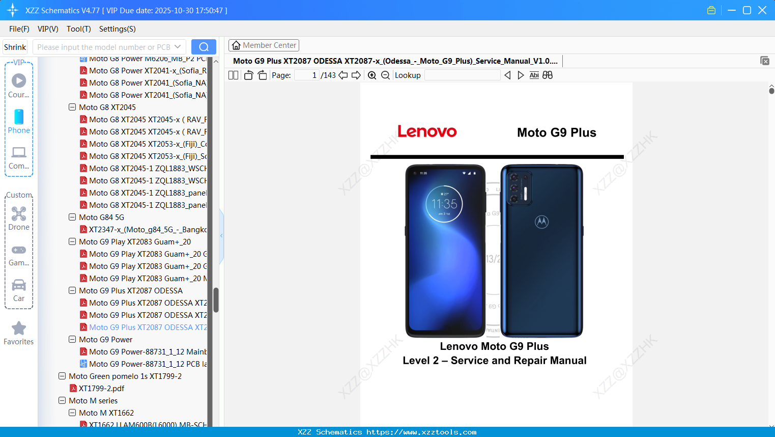 Motorola Moto G9 Plus XT2087 ODESSA XT2087-x_(Odessa_-_Moto_G9_Plus)_Service_Manual_V1.0
